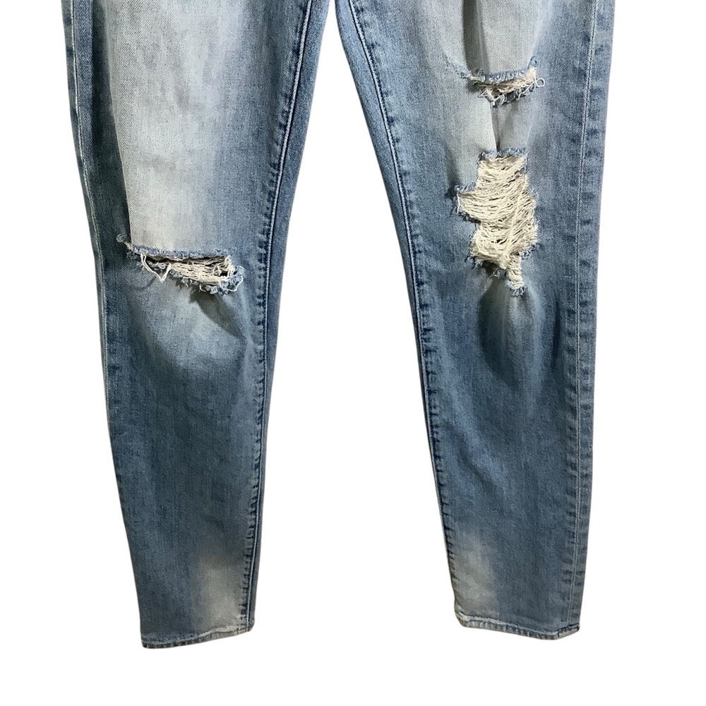 MOTHER Superior The Tune Up Hover Cuff Jeans Distressed Button Fly - Picture 3 of 16